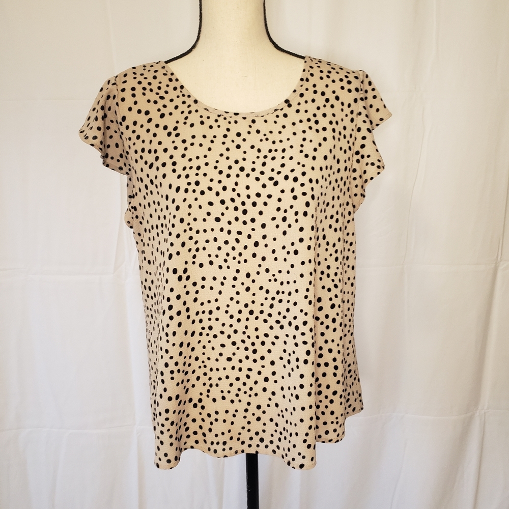 Papermoon Cream/Black Dot Top